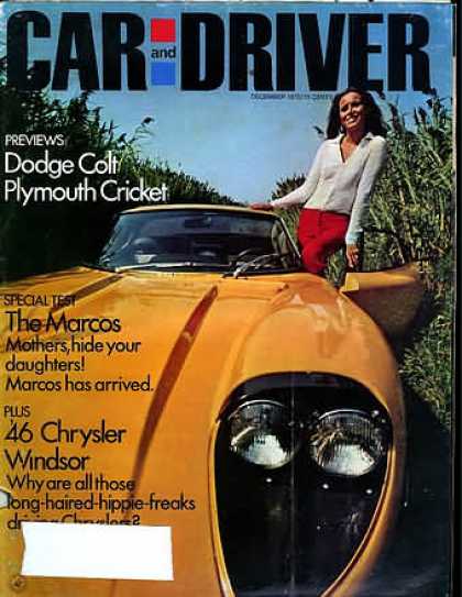 Car and Driver - December 1970