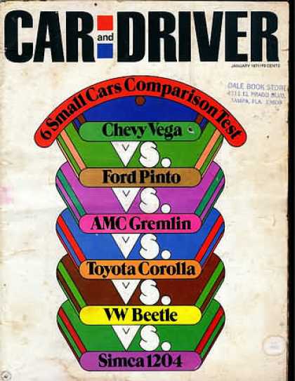 Car and Driver - January 1971
