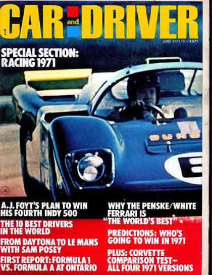 Car and Driver - June 1971