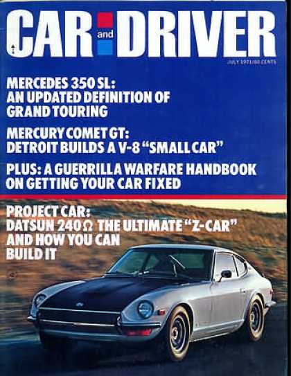 Car and Driver - July 1971