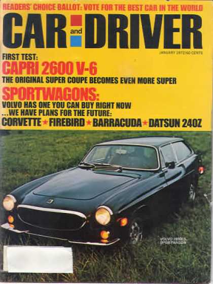 Car and Driver - January 1972