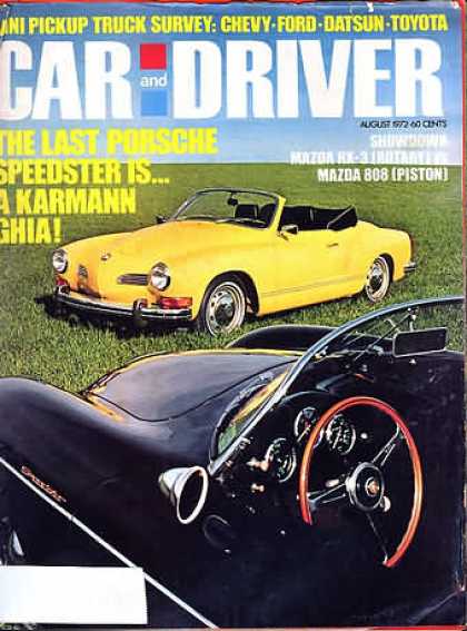 Car and Driver - August 1972