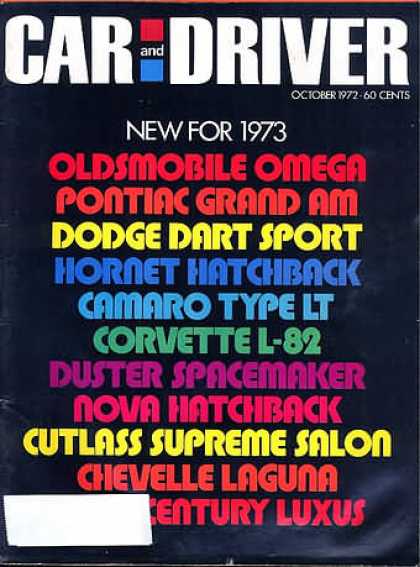 Car and Driver - October 1972