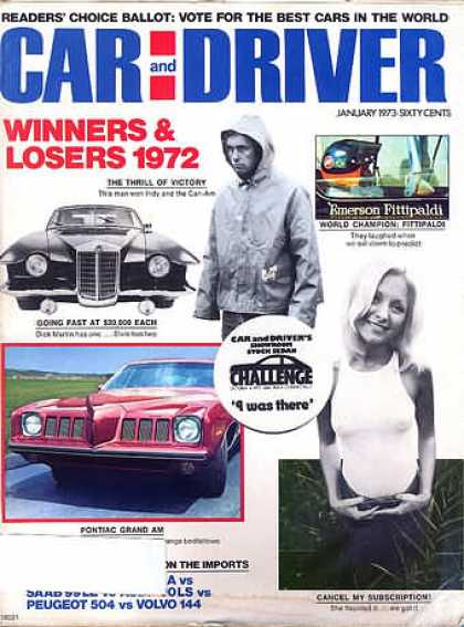 Car and Driver - January 1973