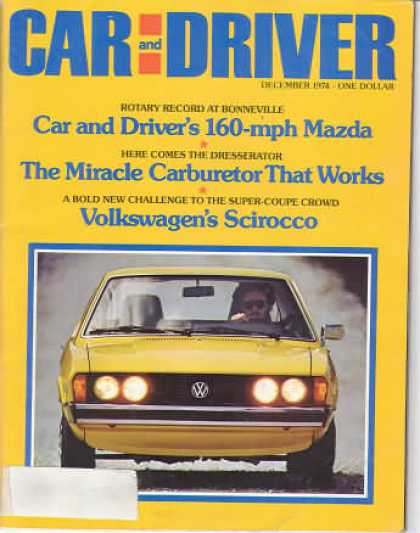 Car and Driver - December 1974