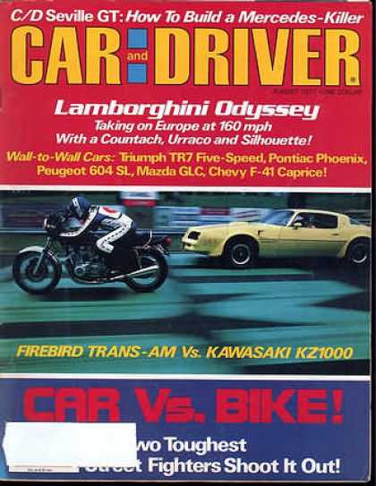 Car and Driver - August 1977