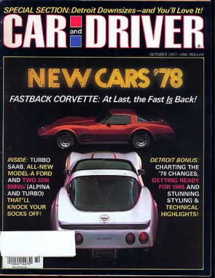 Car and Driver - October 1977