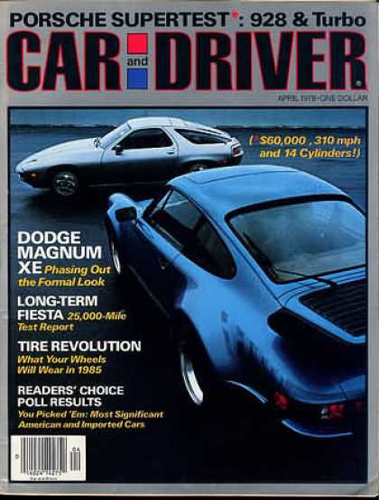 Car and Driver - April 1978