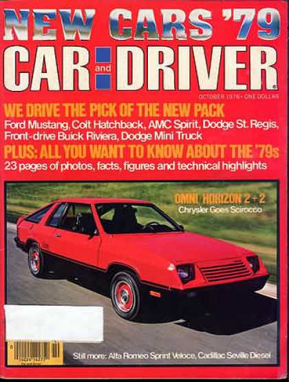 Car and Driver - October 1978