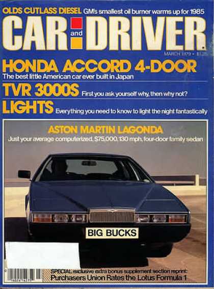 Car and Driver - March 1979