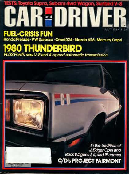 Car and Driver - July 1979