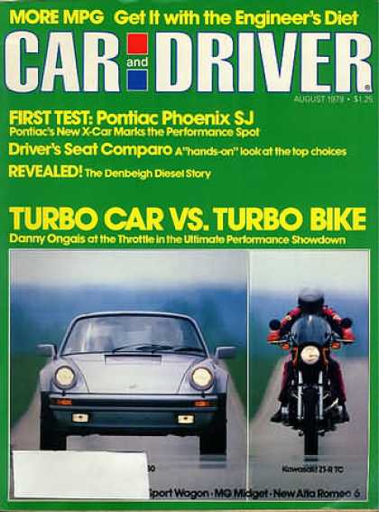 Car and Driver - August 1979