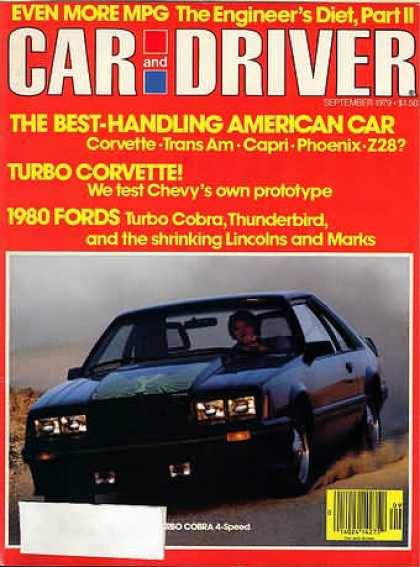 Car and Driver - September 1979