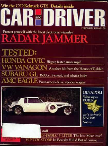 Car and Driver - February 1980