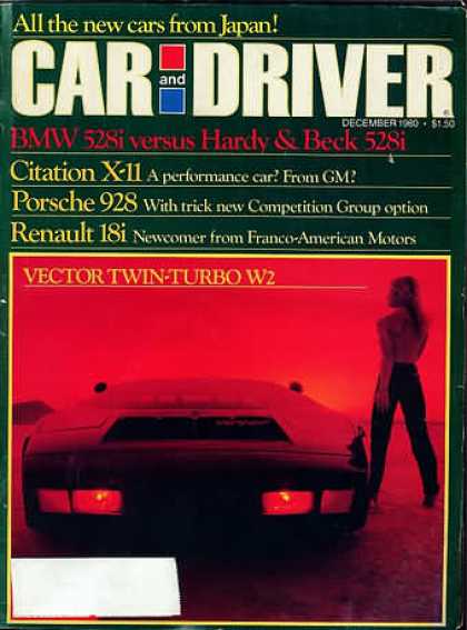 Car and Driver - December 1980