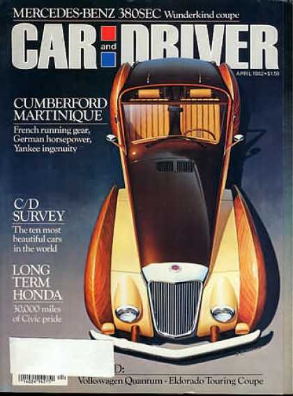 Car and Driver - April 1982