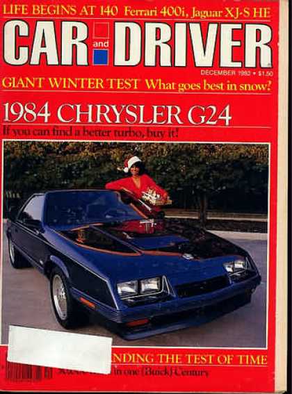Car and Driver - December 1982