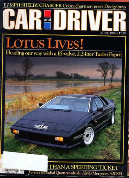 Car and Driver - April 1983