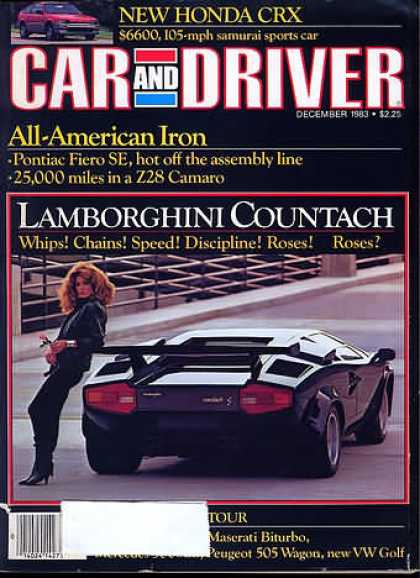 Car and Driver - December 1983