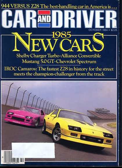 Car and Driver - October 1984