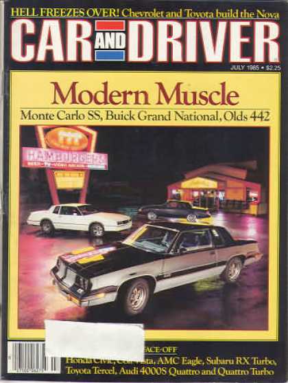 Car and Driver - July 1985