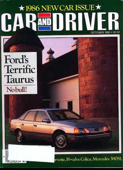 Car and Driver - October 1985