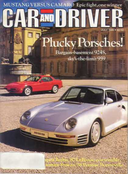 Car and Driver - July 1986