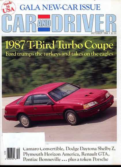 Car and Driver - October 1986