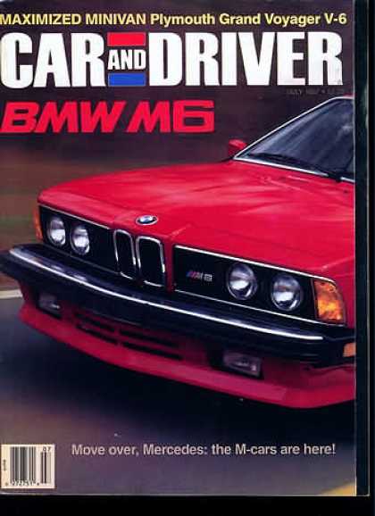 Car and Driver - July 1987