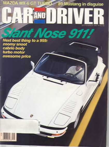 Car and Driver - September 1987