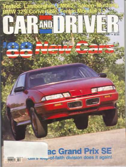 Car and Driver - October 1987