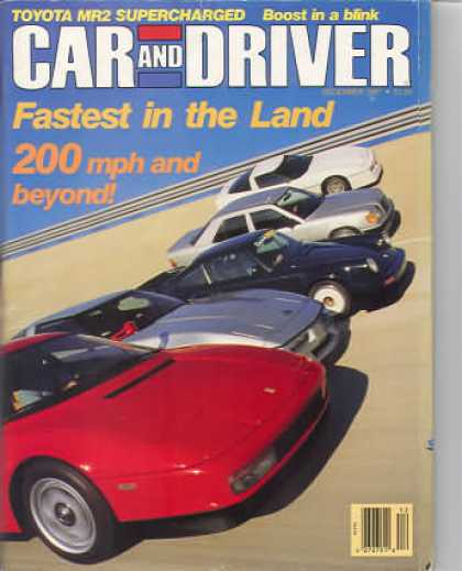 Car and Driver - December 1987
