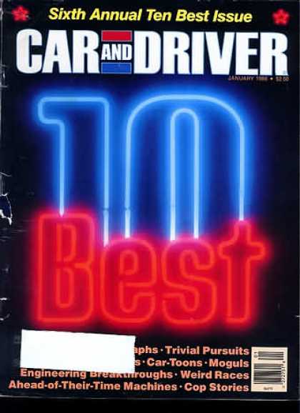 Car and Driver - January 1988