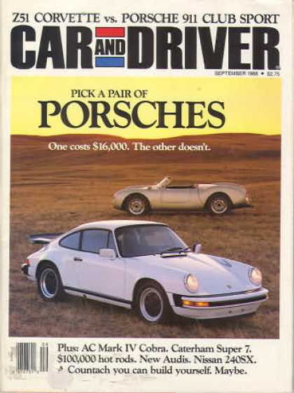 Car and Driver - September 1988