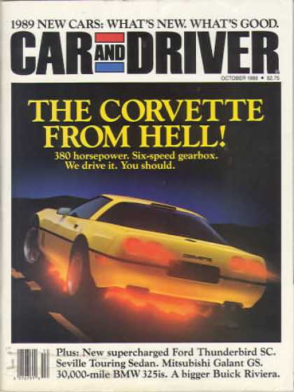 Car and Driver - October 1988