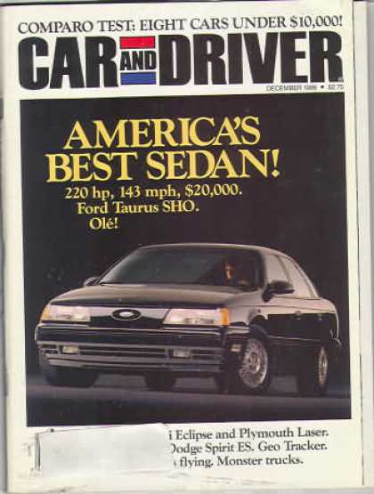 Car and Driver - December 1988