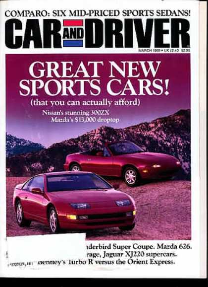Car and Driver - March 1989