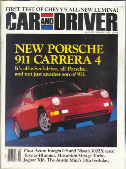 Car and Driver - August 1989