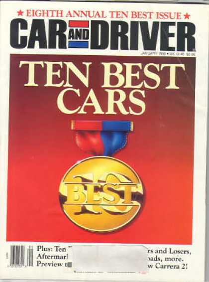 Car and Driver - January 1990