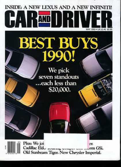 Car and Driver - May 1990