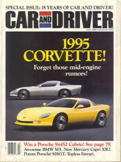 Car and Driver - July 1990