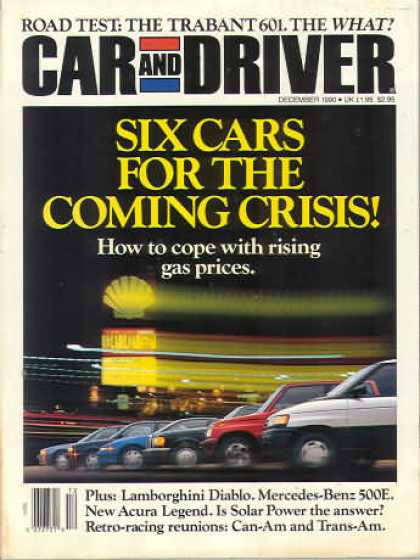 Car and Driver - December 1990