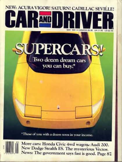 Car and Driver - May 1991