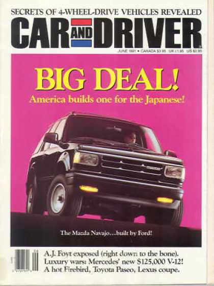 Car and Driver - June 1991