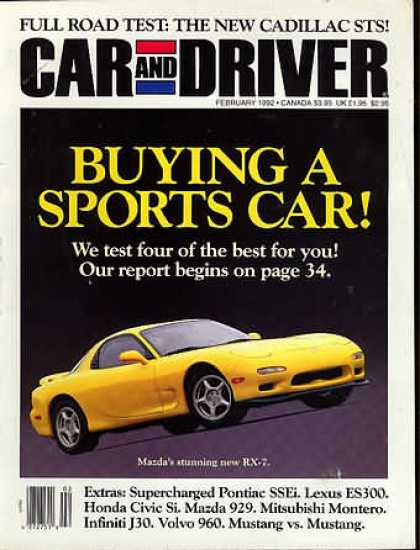 Car and Driver - February 1992
