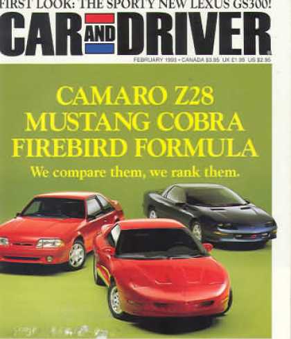 Car and Driver - February 1993