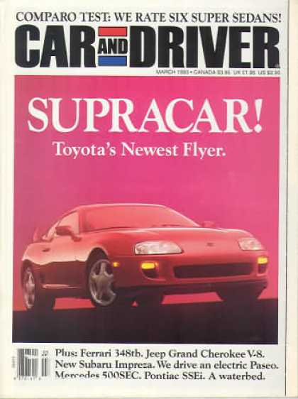 Car and Driver - March 1993