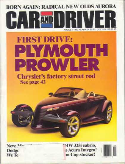 Car and Driver - August 1993