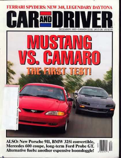 Car and Driver - December 1993