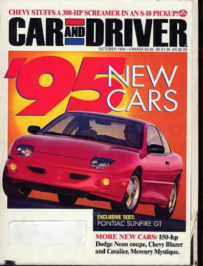 Car and Driver - October 1994